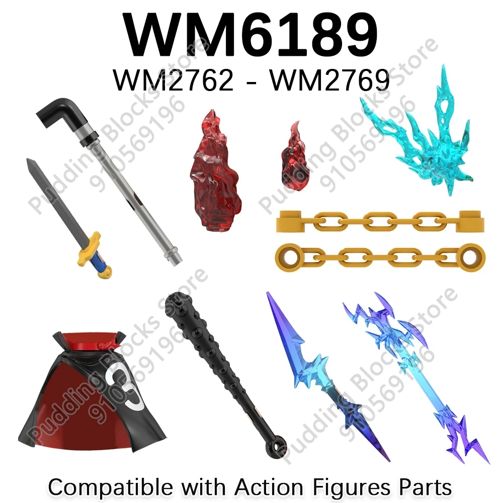 Action Figures Parts Blocks Accessories Building Block Toys Kids Toys