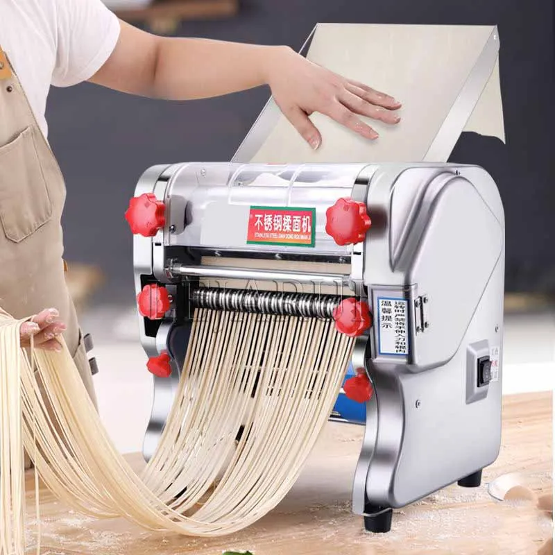 

Electric Noodle Machine Kneading Machine Stainless Steel Household Dough Roller Tablet Press Cutting Machine