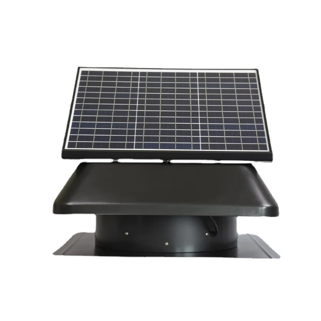 30W Solar Power Attic Inlets Exhaust Turbine Ventilation Fan Roof Heat  Extractor - AliExpress