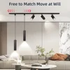 Full Set Track Light GU10 Led Spot Rail Lighting Indoor for Living Room Bedroom Spotlight Track Lamp 85V-265V Led Ceiling Light 2