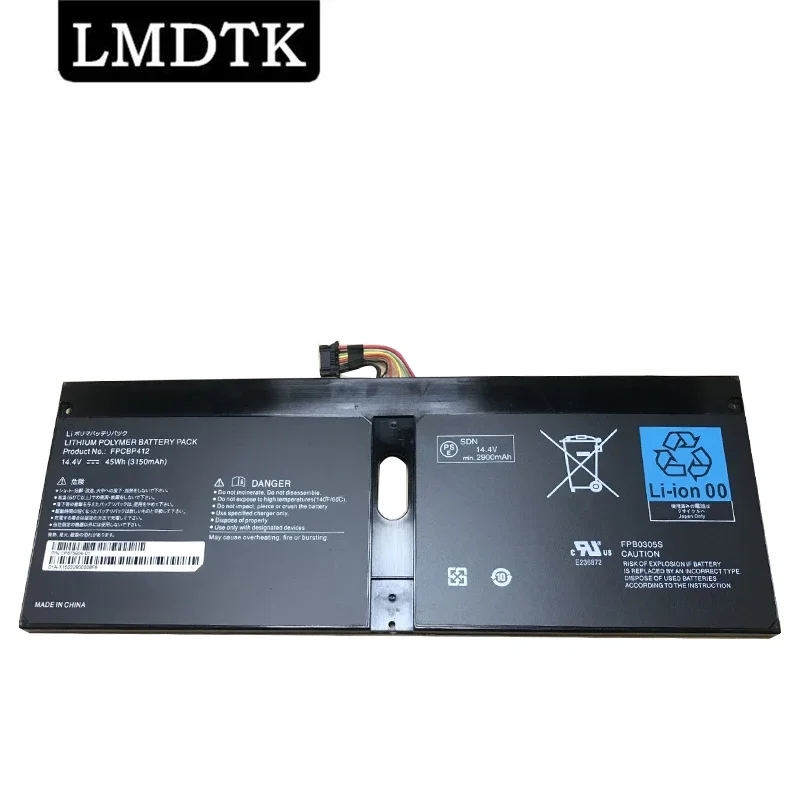 LMDTK New FPCBP412 14.4V 45WH Laptop Battery For Fujitsu LifeBook