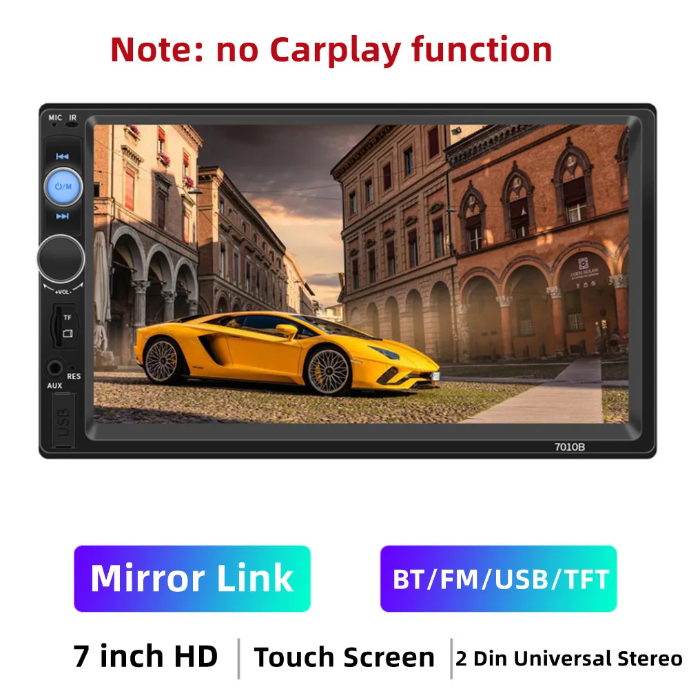 Free Shipping Android-Auto Carplay Car Radio Multimedia Video Player Autoradio Universal 2Din Stereo MP5 MP3 Audio Head Unit pioneer radio Car Radios