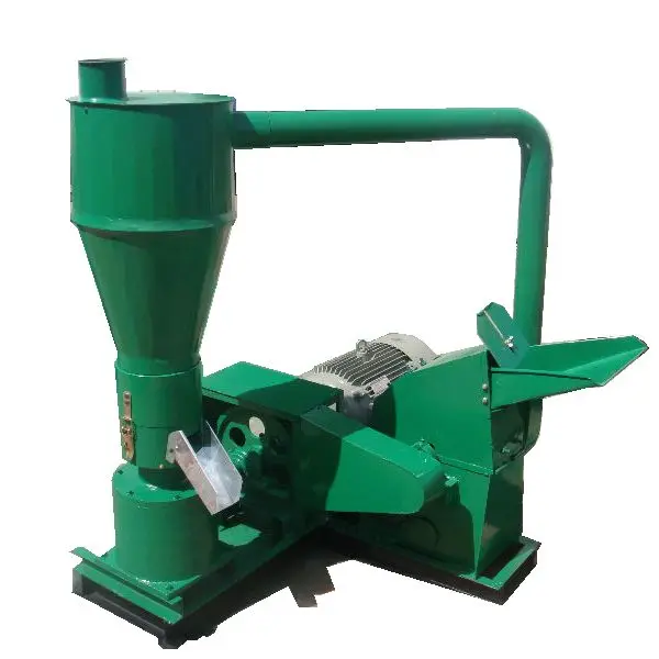 

Pelletizer Hammer Mill Combined Pellet Making Machine For Producing Biomass Wood Pellet Animal Feeds Pellets Machine