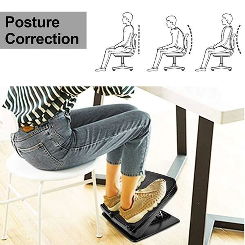 Incline Board Portable Tilt Plate Adjustable 5-Level Leg Strength Training Equipment Yoga Equipment Home Fitness Black