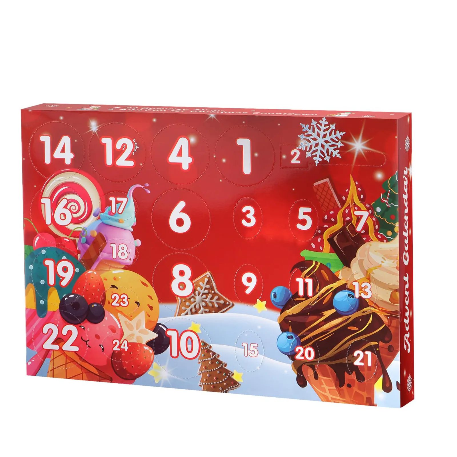Advent calendar 24 days of slime and kit Christmas countdown calendars gifts slime toys for girls boys kids teens toddlers