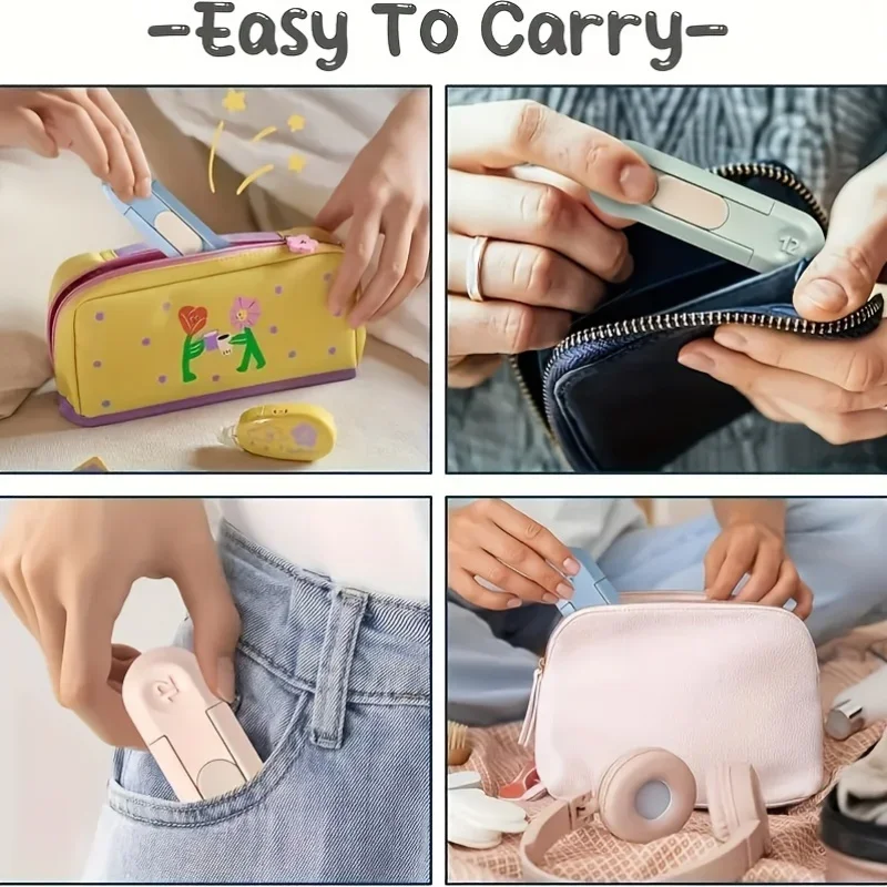 1pc Mini Telescopic Box Knife Art Knife Portable Express Bag Opener Paper Cuttings with Compact Blade Scraper Home Office Use