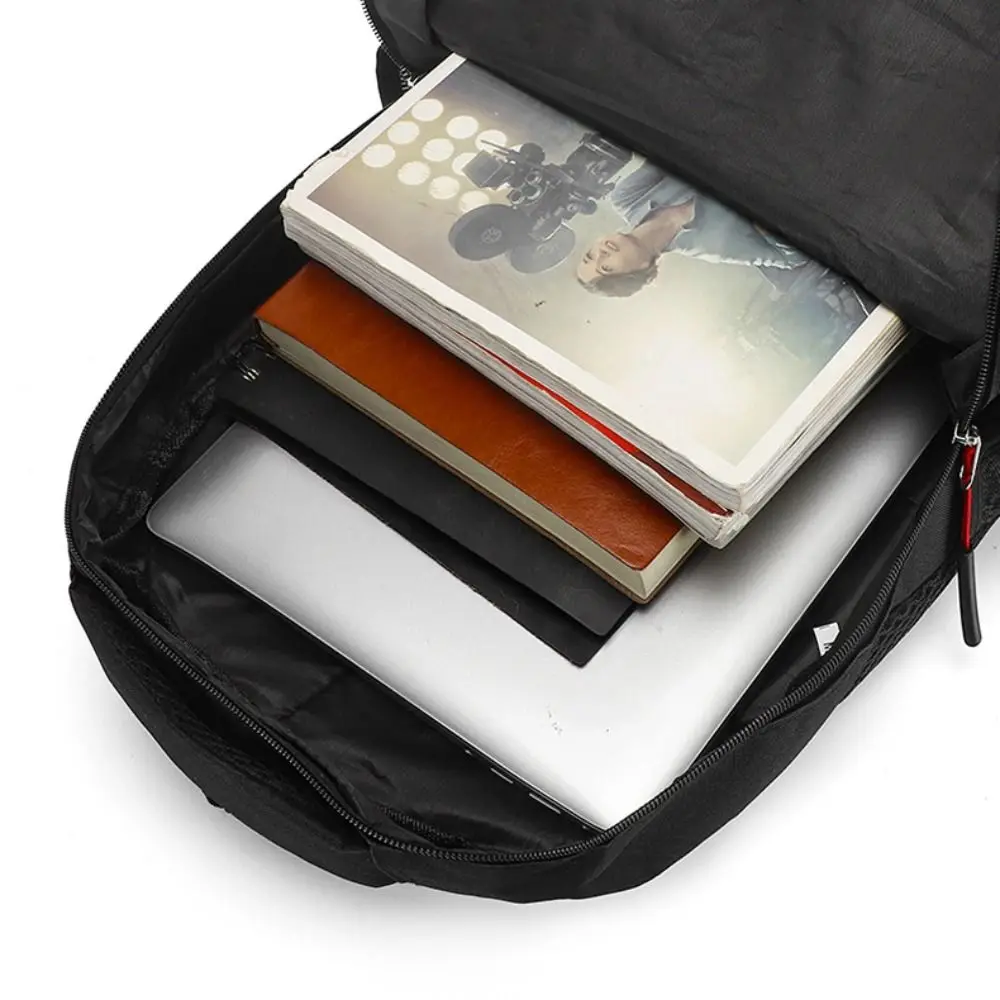 Men's Backpacks Nylon Waterproof Rucksack Business Computer Bag Casual Travel Backpack Senior High School Student Schoolbag 5