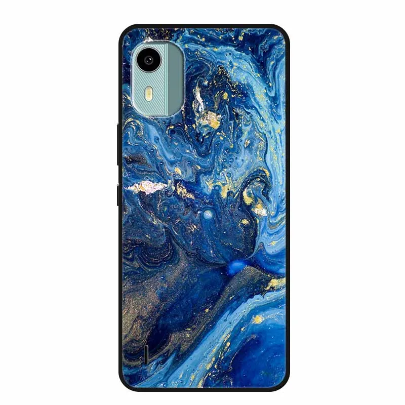 Marble Soft Silicone TPU Phone Back Cover Case - Stylish Protective Bumper
