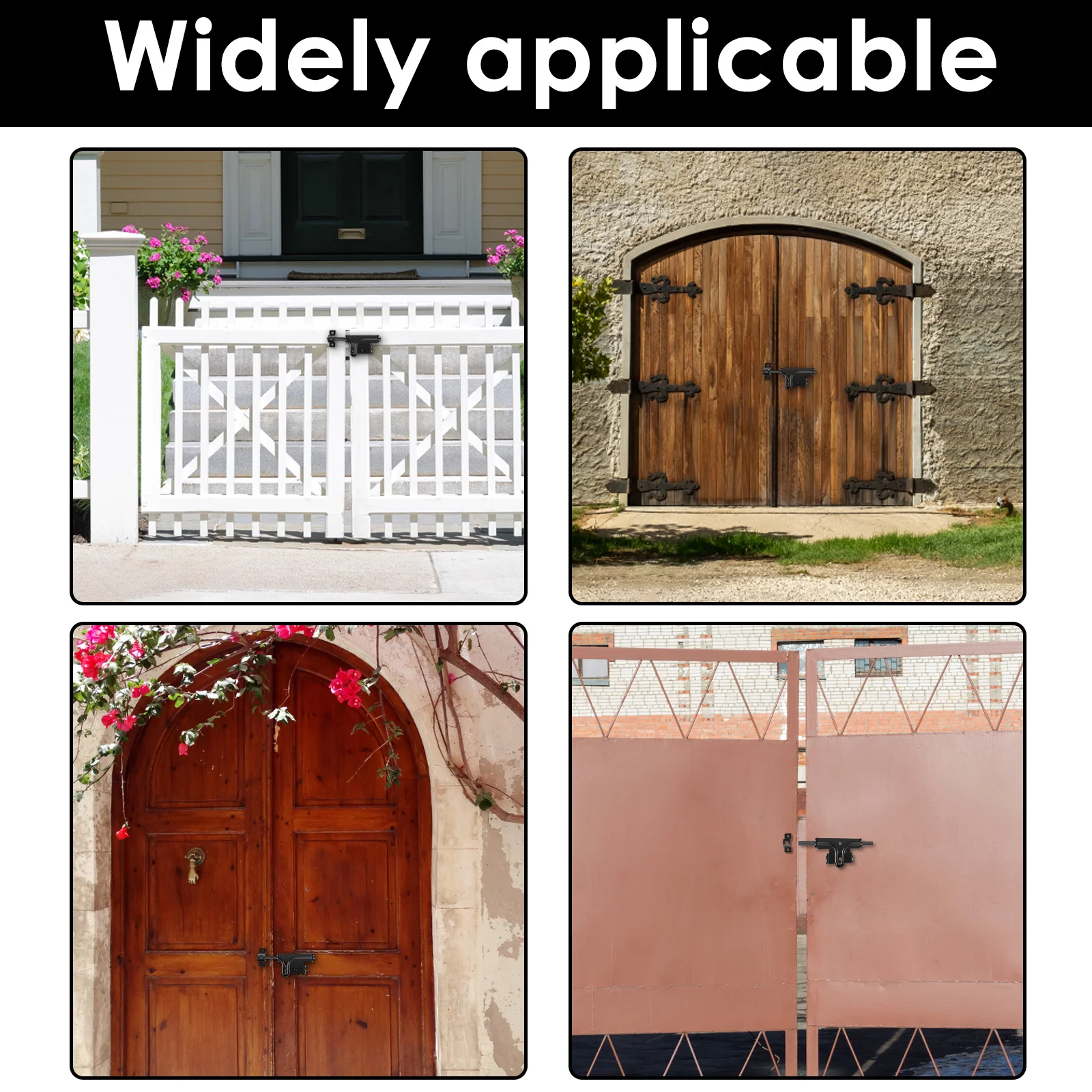 The New Slide Bolt Lock Door Window Catch for Outdoor Doors Sheds Barn Doors Cabinets Heavy Duty Solid Sliding Bolts Latch door latch