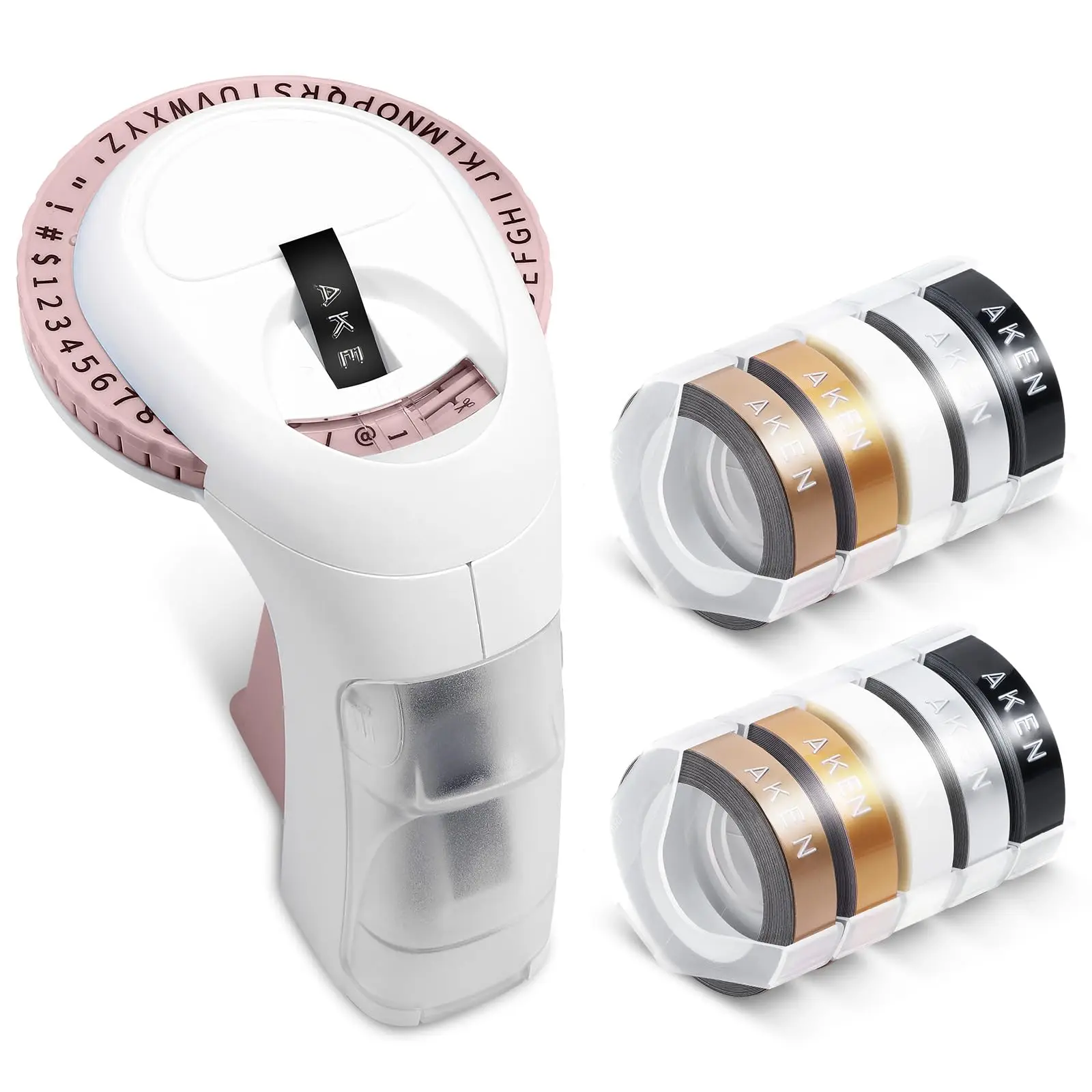 Handheld Labeling Machine 3D Embosser Label Machine Portable Lettering