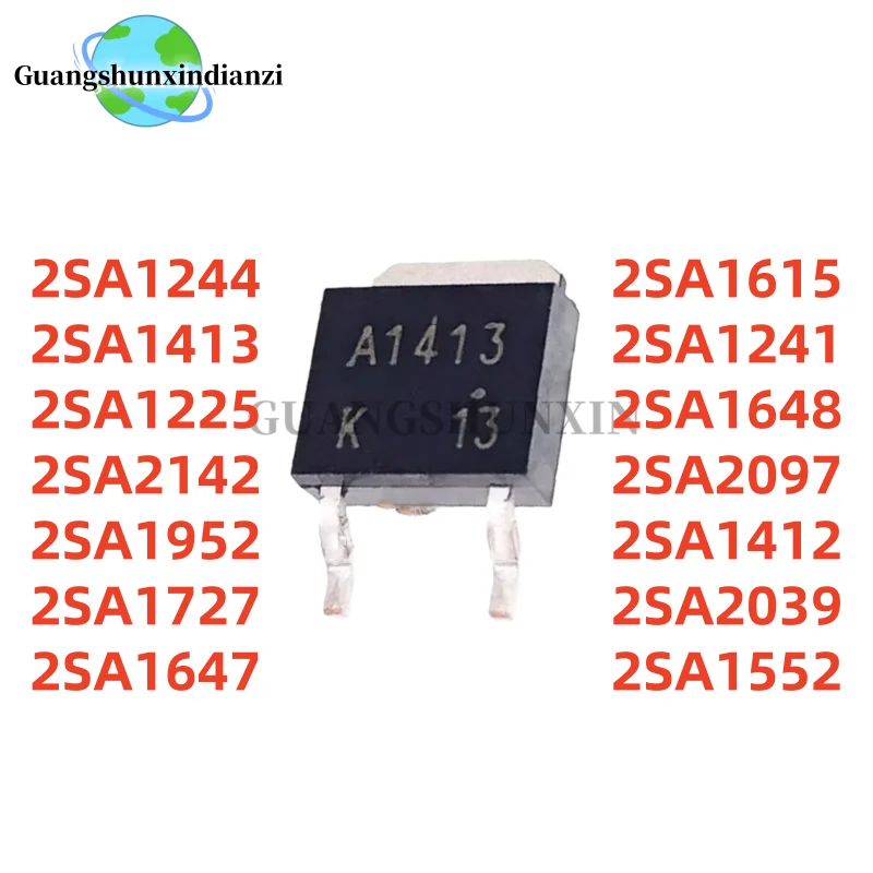 10PCS Assorted High-Performance Transistors TO-252 Package