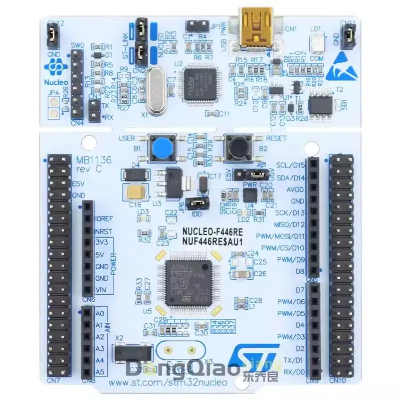 The off-the-shelf NUCLEO-F446RE uses the MCU Nucleo-64 development board of the STM32F446RET6 microcontroller image 2