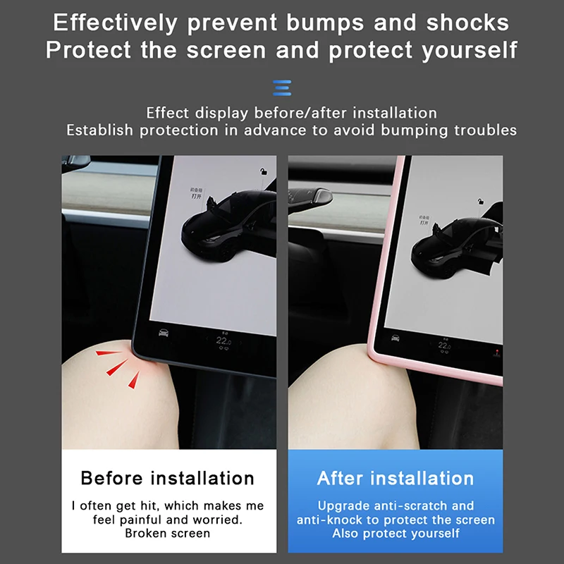 

1 шт., силиконовая защитная рамка для экрана модели 3 Y Edge