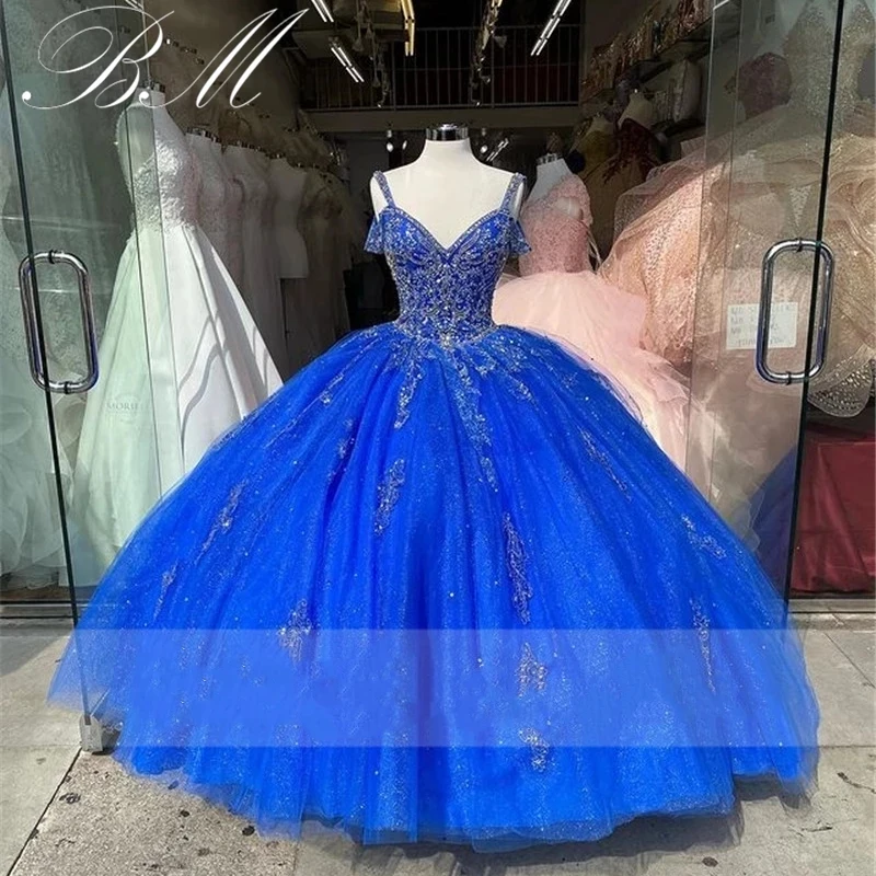 

ANGELSBRIDEP Королевский синий хрустальный женский костюм Роскошный Бисероплетение Кружева облегающий тюль Принцесса на день рождения корсет длина до пола