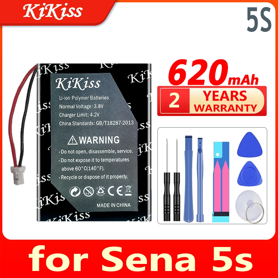 Batteria Kikiss Da 620Mah Per Auricolare Sena 5S