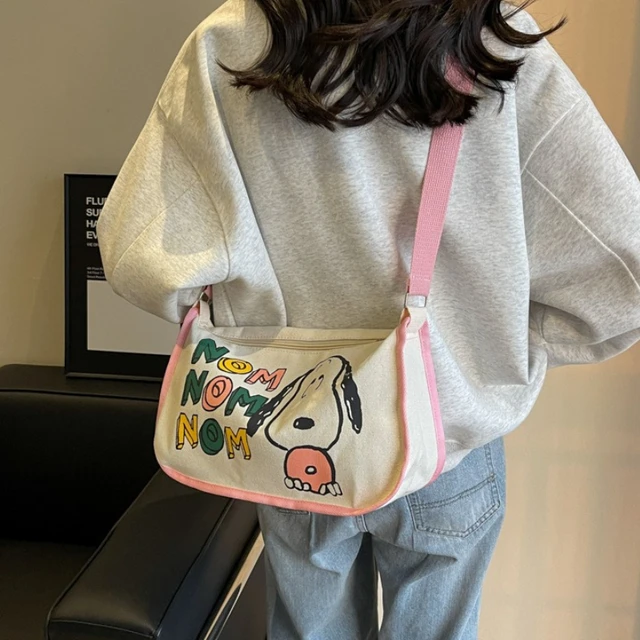 Bandolera de Lona para Mujer Snoopy 2026 5