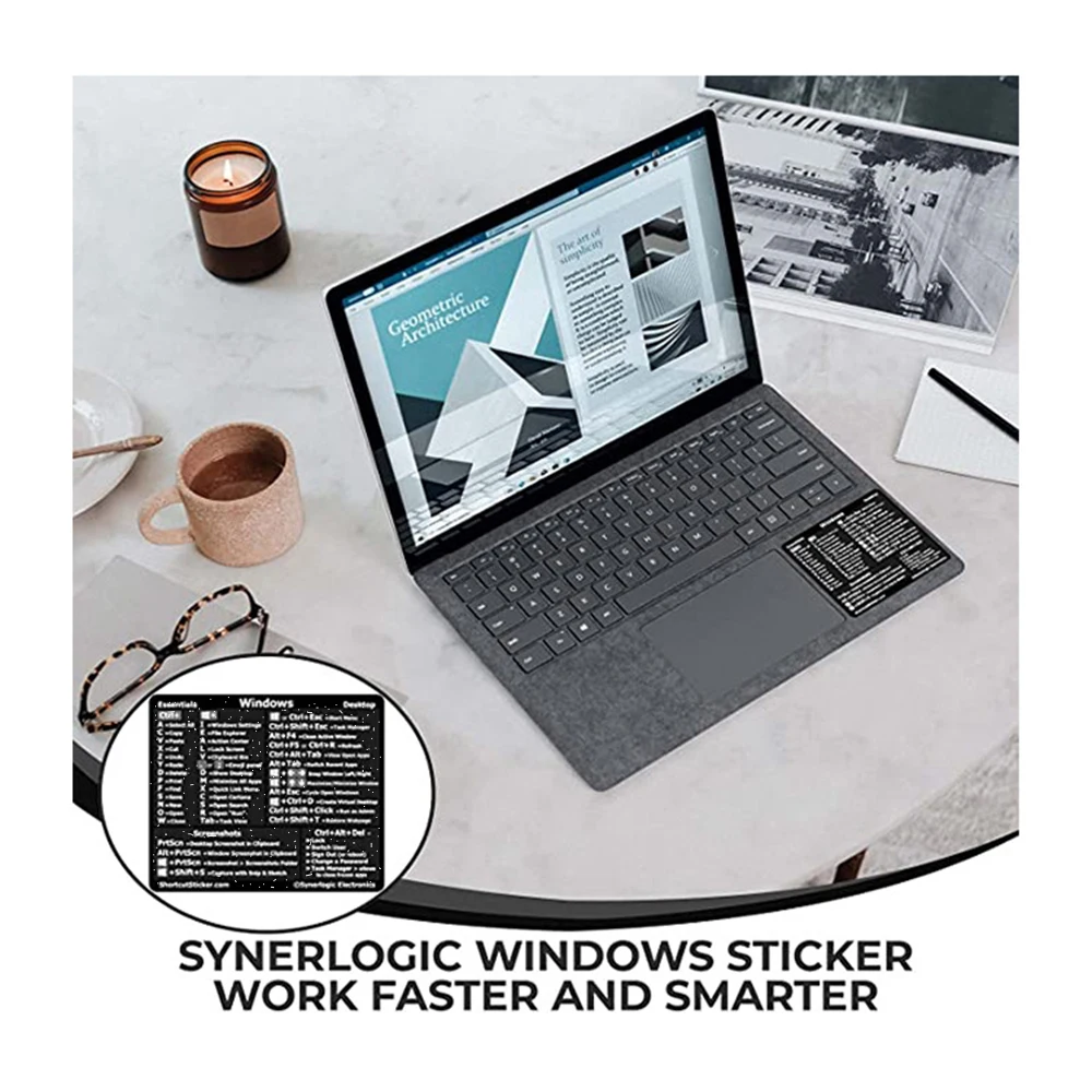키보드 바로 가기 스티커 접착제, PC 노트북 데스크탑용