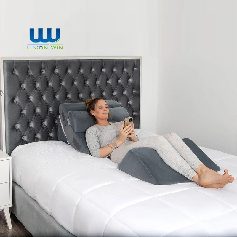

Keilkissen Lesekissen knee adult pillows reading & bed rest 4pcs wedge pillow set orthopedic bed reading wedge foam pillow