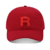 Lyprerazy Baseball Caps Team Rocket Unisex Embroidery Baseball Cap Washed Cotton Embroidered Adjustable Cap 5