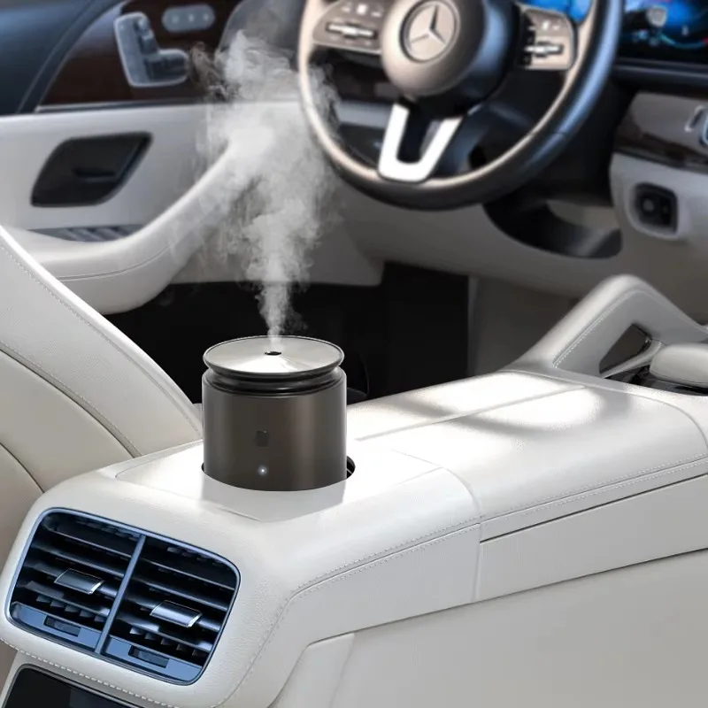 Vinescents Luxury Wireless Mini Portable Usb Essential Oil Scent Machine Waterless Car Aroma Diffuser