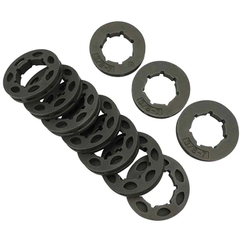 

10Pcs 7T Chain Drive Clutch Drum Rim Replacement Parts For Husqvarna 0447 50 51 55