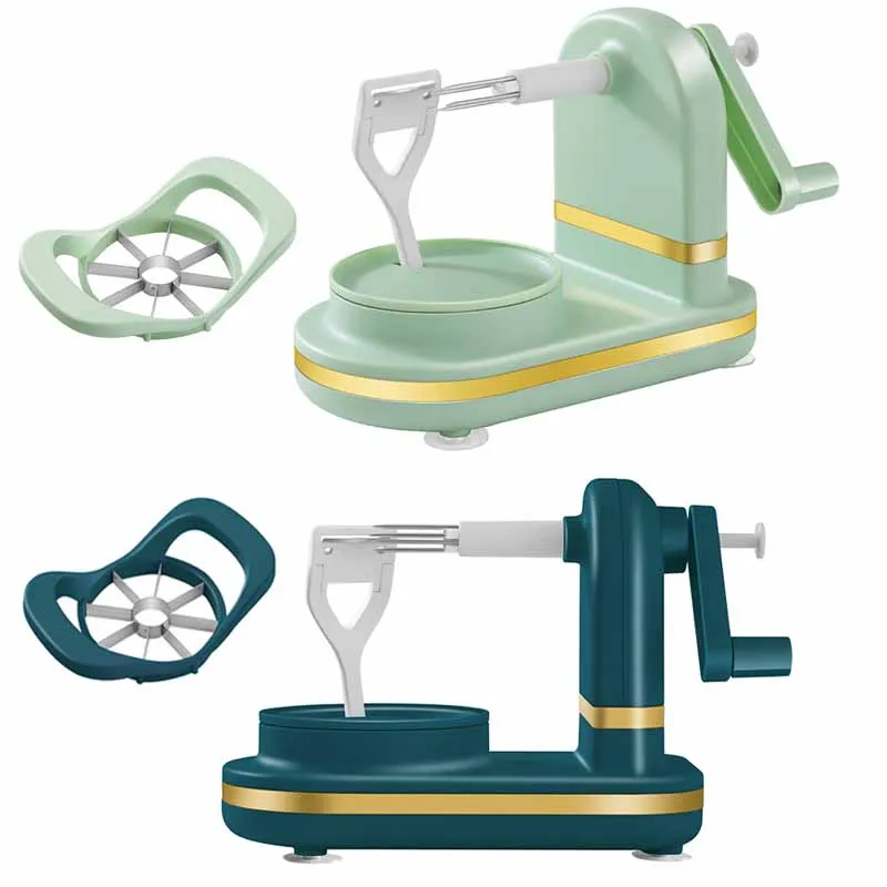 Hand cranked Fruit Apples Peeler Machine Apples Peeler Slicer Manual
