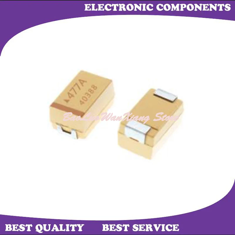 

TAJE477K010RNJ 470uF ± 10% 10V 7343 SMD новые и оригинальные фотоэлементы, 1 шт.