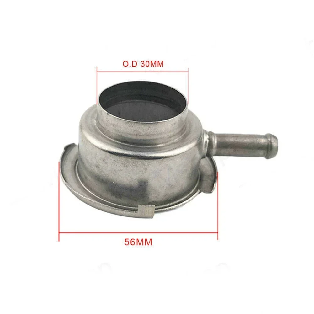Water Inlet Stainless Steel Radiator Filler 2.20''/56mm O.D. Steel Radiator -=-=-Coolant Filler Neck Matching Cap-===