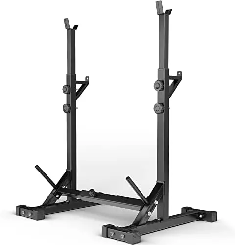 

Squat Rack Stand Adjustable Bench Press Rack Barbell Rack Stand Multi-Function Weight Lifting Rack for Home Gym Strength Trainin