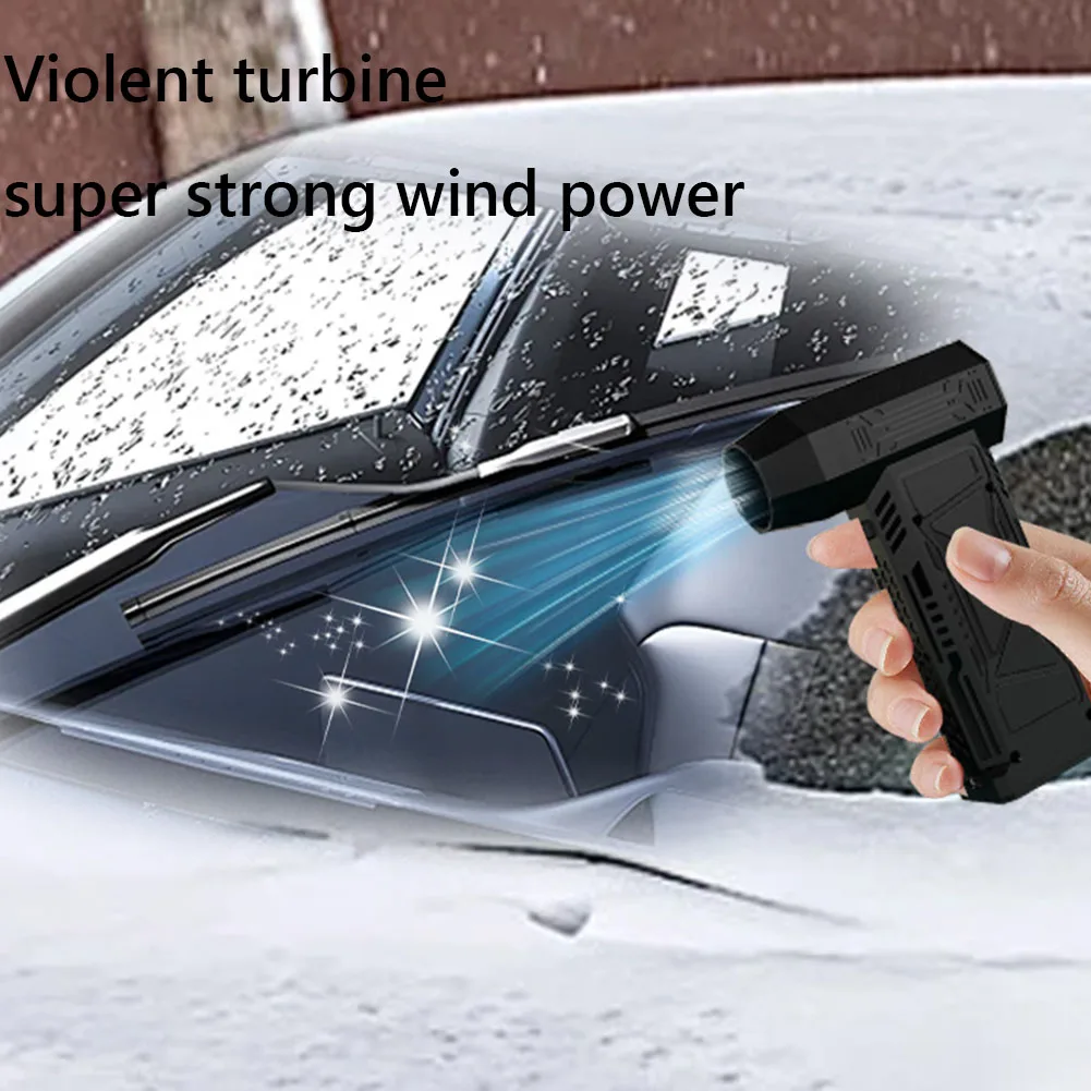 Mini Turbo Fan 150000RPM USB Rechargeable Wireless Dust Blower with Brush & Nozzle Strong Power for Cleaning Computer Keyboards 5