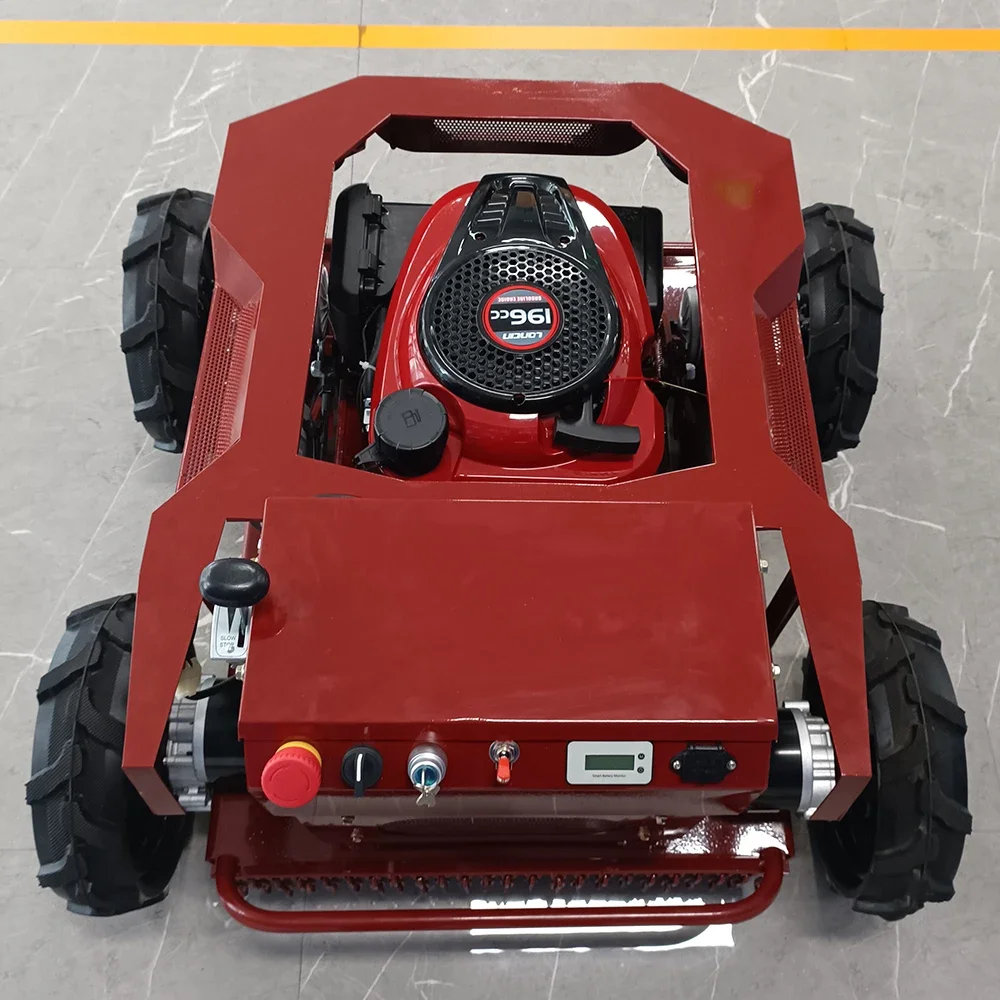 4WD Remote Control Lawn Mower Robot RC Lawnmower 4x4 Grass Cutter