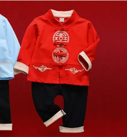 

Chinese New Year Children Suit Red Tang Cloth Boy Spring Baby