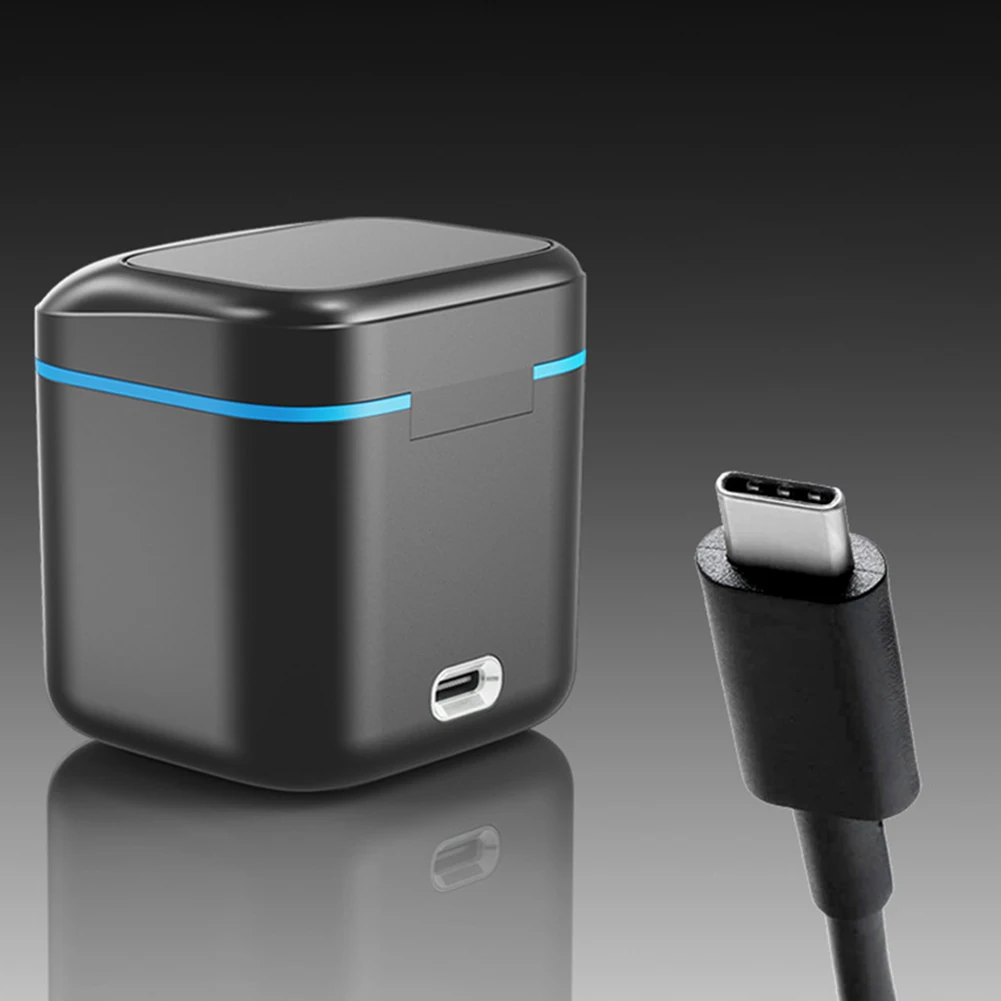 고프로 고 프로 히어로 8, 7, 6, 5 카메라 액세서리용 배터리 보관 케이스, 3 채널 배터리 충전기, 2 SD 슬롯 스토리지 충전 박스