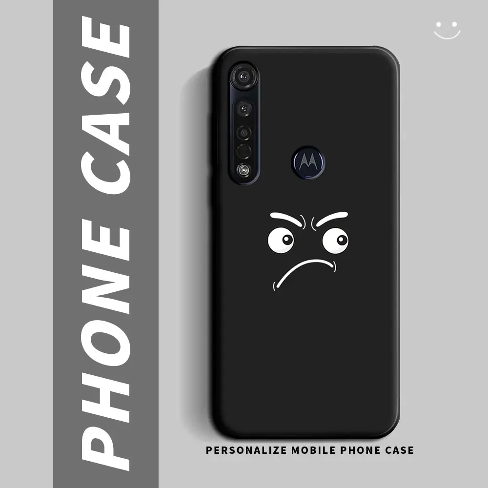 Cartoon Panda Shockproof Silicone Soft Phone Case for Motorola Moto G8 Series