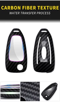 ABS Carbon Fibe Car Key Cover Case Shell per Ford Focus 2 3 MK3 ST RS Ecosport Fuga Fuga Fiesta Tourneo Custom Transit Galaxy 4 ABS Carbon Fibe Car Key Cover Case Shell per Ford Focus 2 3 MK3 ST RS Ecosport Fuga Fuga Fiesta Tourneo Custom Transit Galaxy - ABS Carbon Fibe Car Key Cover Case Shell per Ford Focus 2 3 MK3 ST