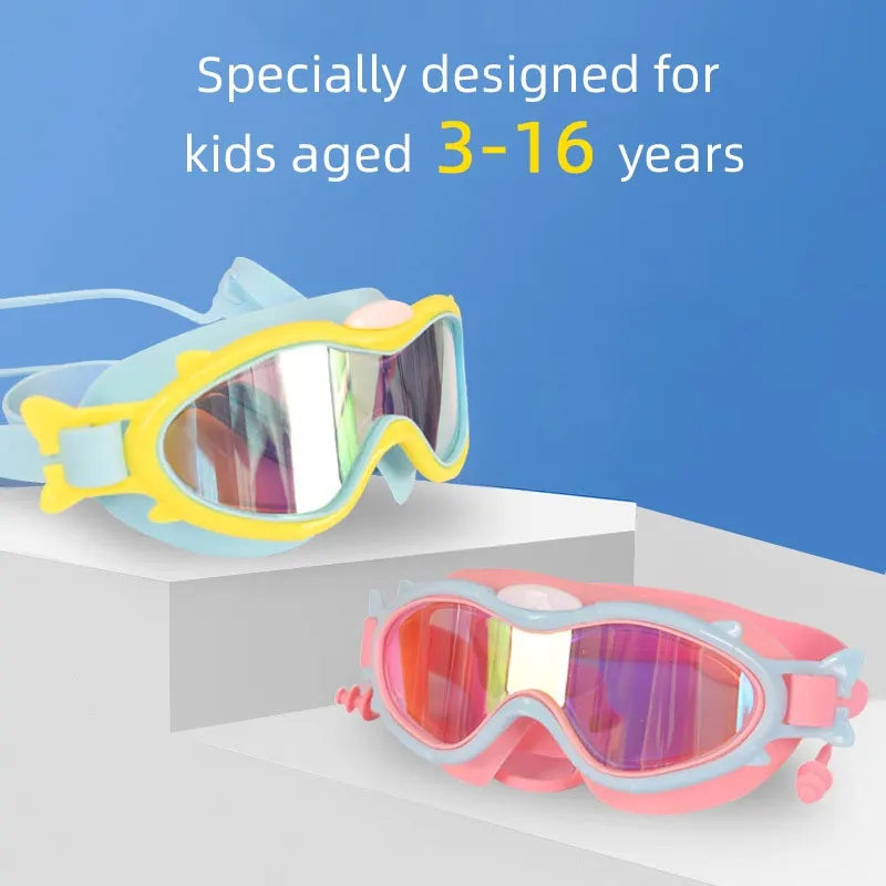 Anti Fog No Leak Clear Swim Goggles for Kids Toddler 3-16 Boys Girls Pool Beach Swimming Goggles