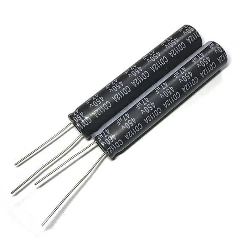 Condensatore Elettrolitico In Alluminio 450V 47uF - Lotto Da 2 Pezzi Per Riparazioni Elettroniche - 2