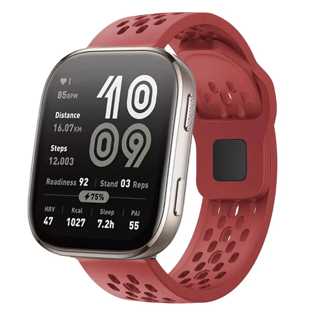 Breathable Silicone Sport Watch Band - 22mm Watch Strap