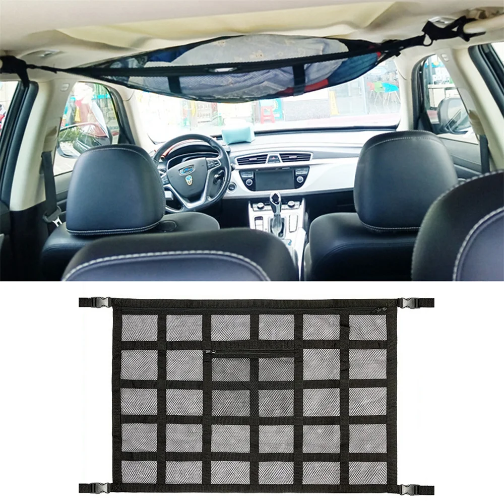 Car Ceiling Cargo Net Car Ceiling Cargo Net Pocket Cargo Net For SUV Load  Bearing Car Camping Essentials Truck SUV Road Trip - AliExpress