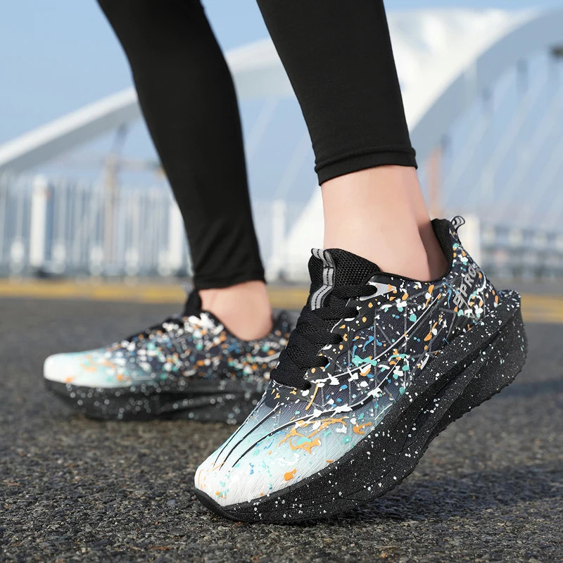 Marathon Men Running Shoes Breathable Lightweight Comfortable Casual Shoes Men Wear-resistant Low-top Comfort Sports Men Running