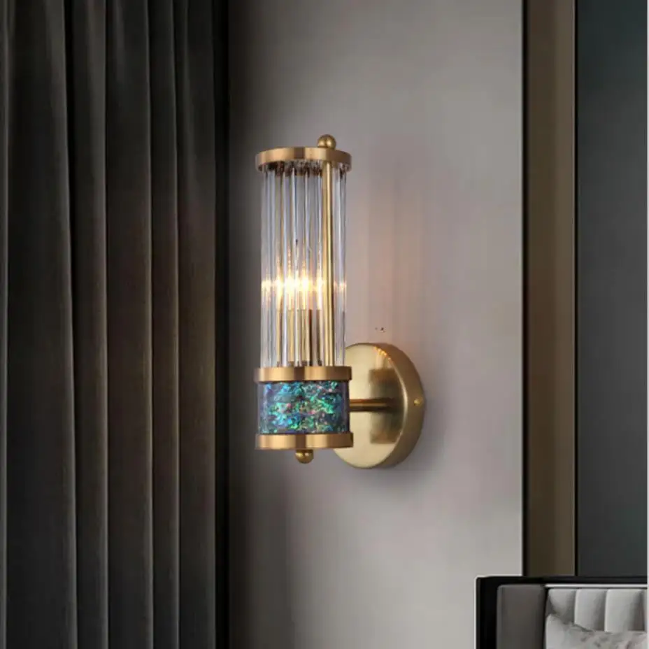 Tanie Modern Home Led kinkiet jasny kryształ minimalistyczny nocna salon dekoracja sklep