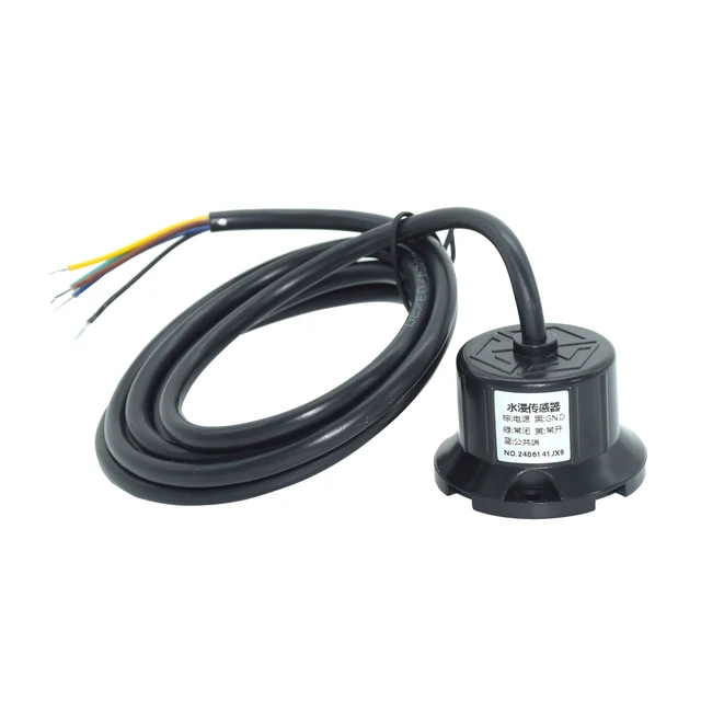 DC12V/DC24V Wired Water Leakage Sensor Built-In Relay Output Alarm Normal Open Close 5