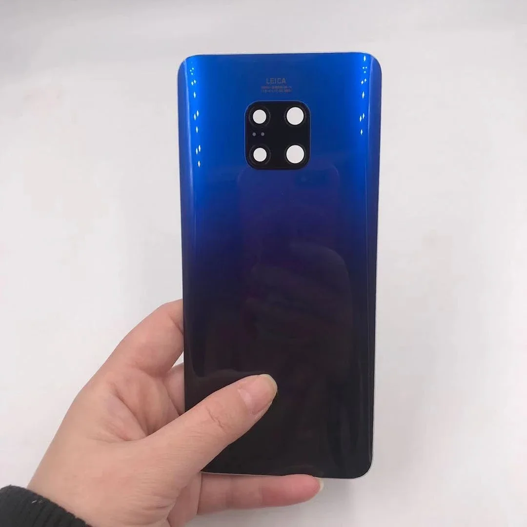 

Корпус Стеклянная Крышка батарейного отсека для Huawei Mate 20 Pro ремонт замена задняя крышка телефона задняя крышка