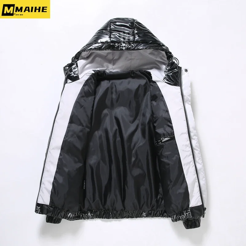 Men's Winter Jacket High Quality Warm Trend Parka Korean Luxury Brand Lightweight Waterproof Padded Cotton Jacket Men's Clothing