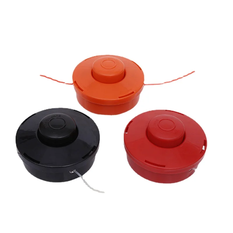 Universal Grass Trimmer Head Fit M10*1.25 Brush Cutter Strimmer Head Garden Grass Cutter Tool Lawn Mower Replacement Accessories 2pcs strimmer spool cover cap fit for bosch universal grass cut 18 18 26 18 260 f016800570 1600a01r5j 06008c1d70