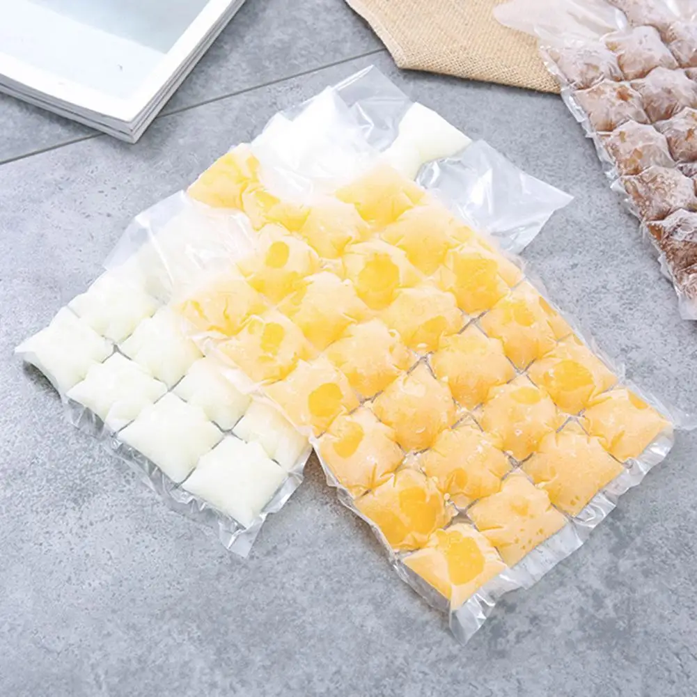20Pcs Disposable Ice Cube Bags ice cube mold Food Grade self-sealing Ice Bags self-sealing ice cube bag Kitchen Accessories