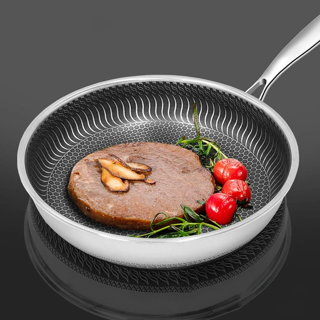 1pc Non-electric Folding Handle Steak Frying Pan, Suitable For