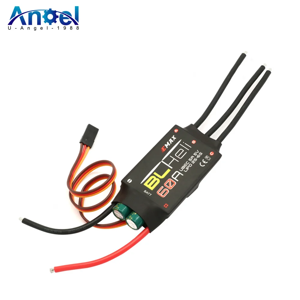 

Emax BLHeli Series 12A 20A 30A 40A 50A 60A 80A ESC Speed Controller for RC Multirotor Airplane Fixed-Wing FPV Racing Drone