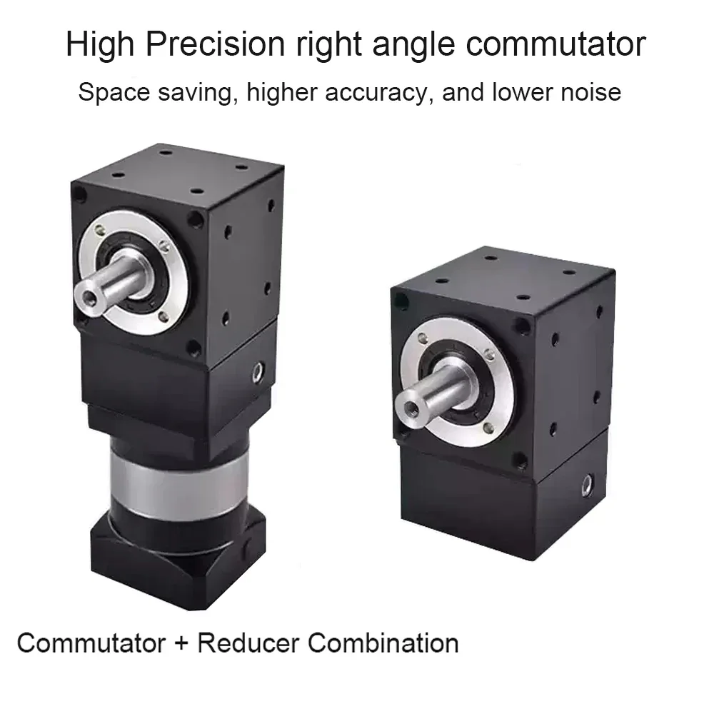 90도 직각 커뮤터 스티어링 기어 5mm/8mm 입력 기어박스 (네마 17 스테퍼 모터용) 40mm 서보 크로스형 감속기