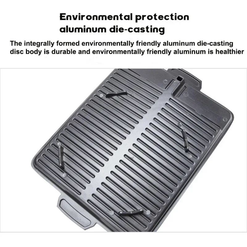 Gas Stove Barbecue Stove Barbecue Grill BBQ Grill Pan Plate 32 X 26cm Portable Non-Stick Coating Butane Gas Stove Cooker Plate Rectangle Korean Barbecue